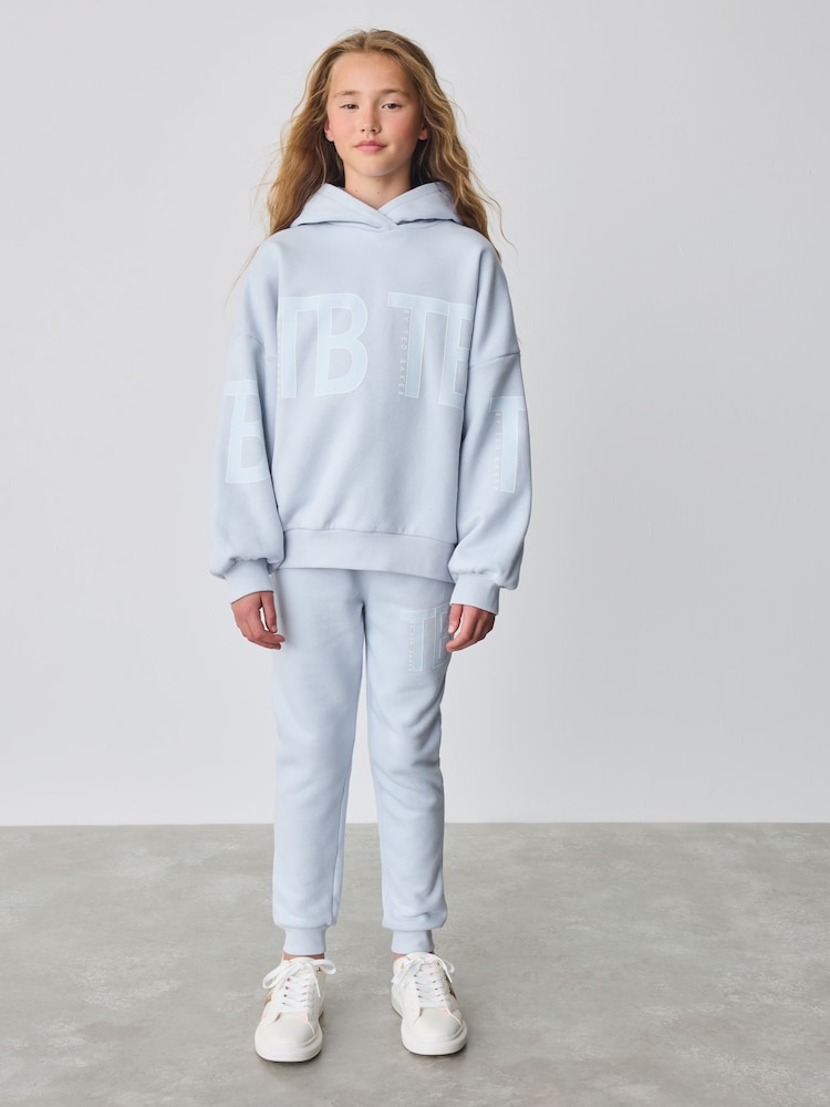Baker by Ted Baker Ensemble 2 pièces bleu imprimé sweat à capuche et jogging - Image 1 of 13