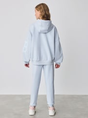 Baker by Ted Baker Ensemble 2 pièces bleu imprimé sweat à capuche et jogging - Image 4 de 13