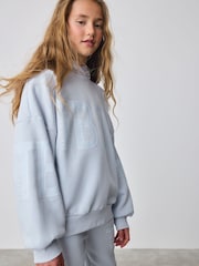 Baker by Ted Baker Ensemble 2 pièces bleu imprimé sweat à capuche et jogging - Image 5 de 13