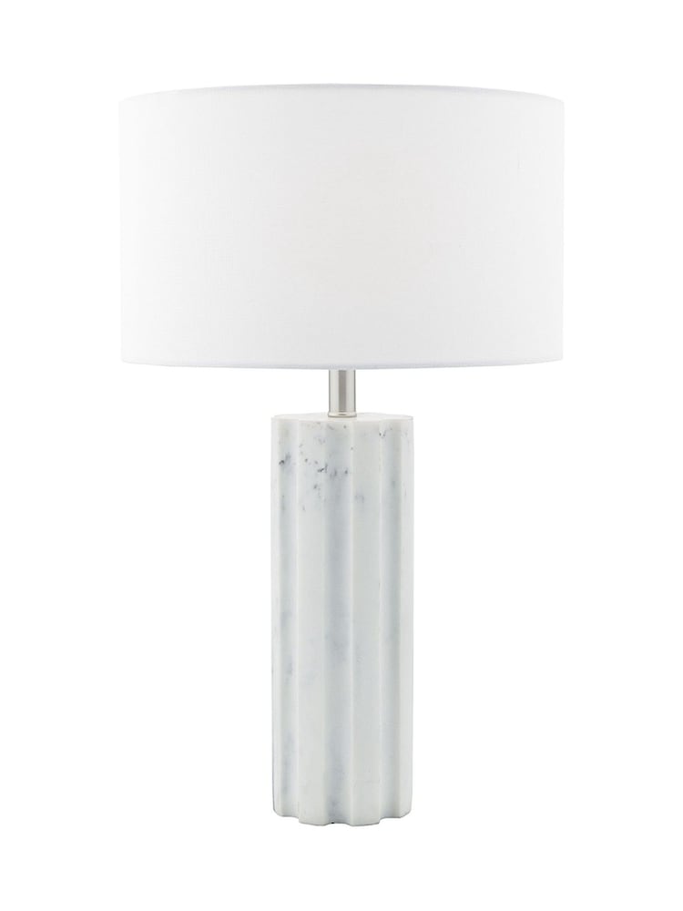 Dar Lighting Marble Effect Erebus Table Lamp - Image 5 of 5