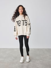 Baker by Ted Baker Neutral Tonal Branded Hoodie and Leggings Set 2 Piece - Image 1 of 11