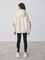 Baker by Ted Baker Neutral Tonal Branded Hoodie and Leggings Set 2 Piece - Image 2 of 11