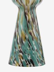 Dar Lighting Blue Art Glass Polished Chrome Rheneas Table Lamp - Image 4 of 4