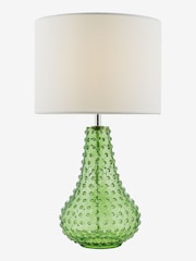 Dar Lighting Green Glass Kristina Table Lamp - Image 3 of 5