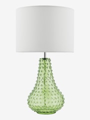Dar Lighting Green Glass Kristina Table Lamp - Image 4 of 5