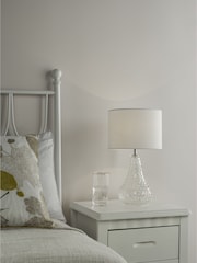 Dar Lighting Textured Glass Kristina Table Lamp - Image 1 of 6