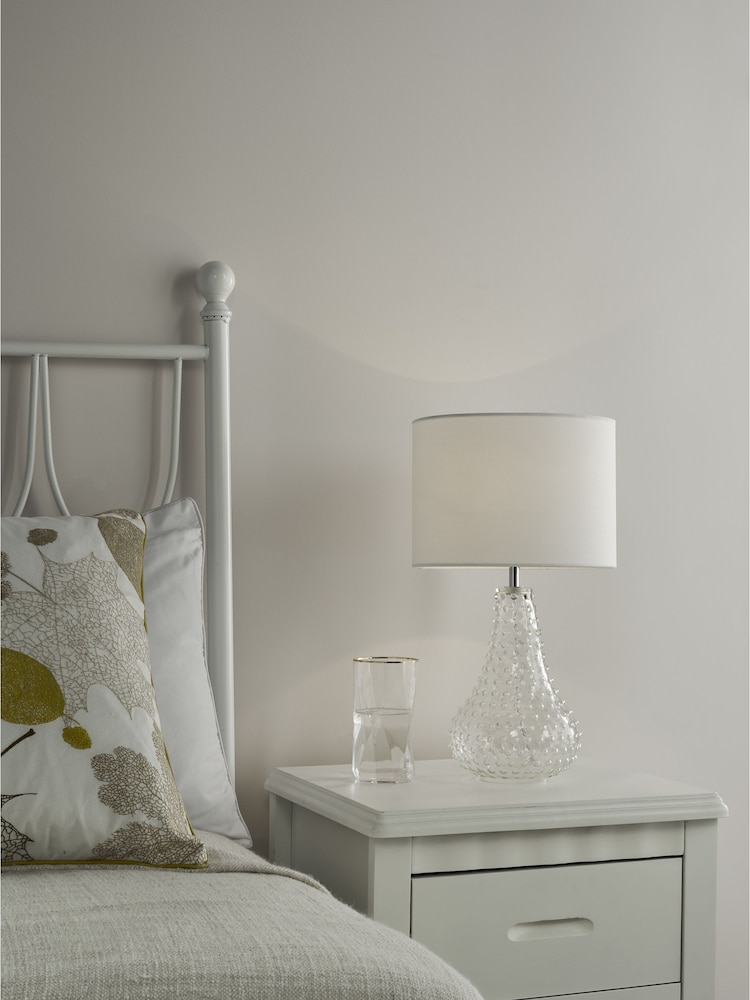 Dar Lighting Textured Glass Kristina Table Lamp - Image 1 of 6