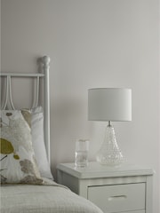 Dar Lighting Textured Glass Kristina Table Lamp - Image 2 of 6