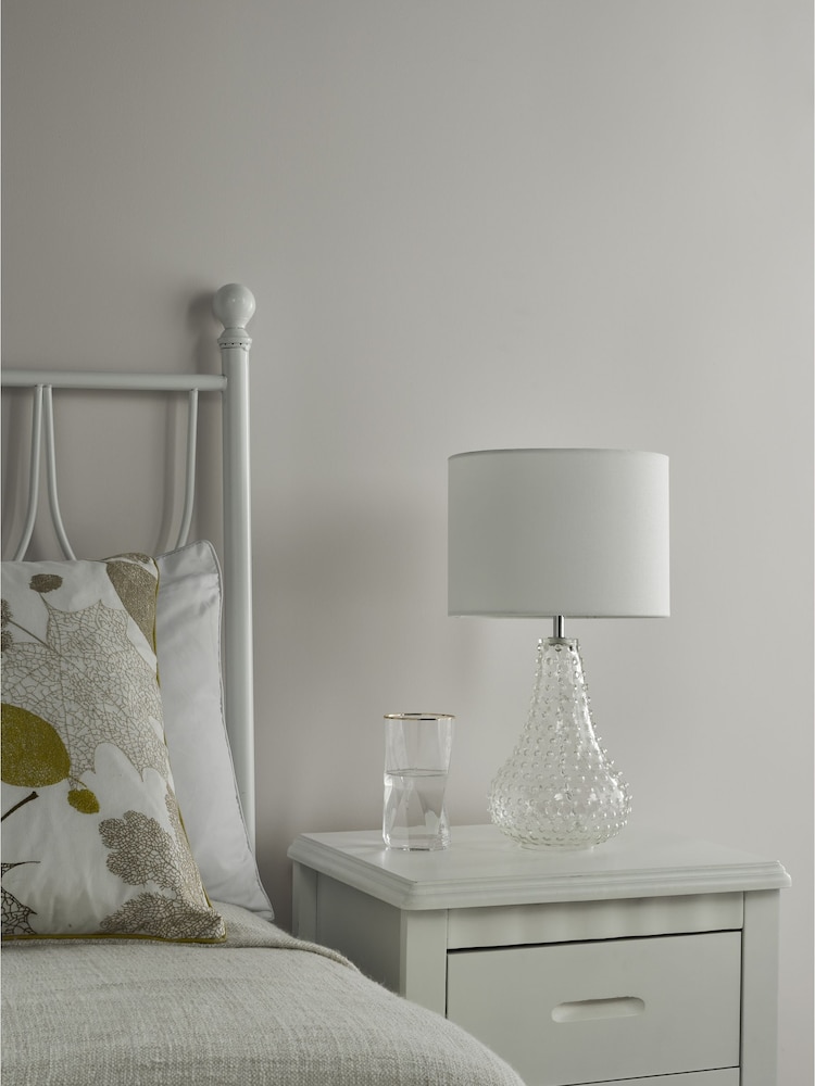 Dar Lighting Textured Glass Kristina Table Lamp - Image 2 of 6