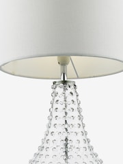 Dar Lighting Textured Glass Kristina Table Lamp - Image 5 of 6