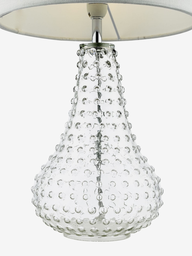 Dar Lighting Textured Glass Kristina Table Lamp - Image 6 of 6