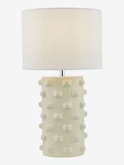 Dar Lighting White Georgina Table Lamp - Image 3 of 6