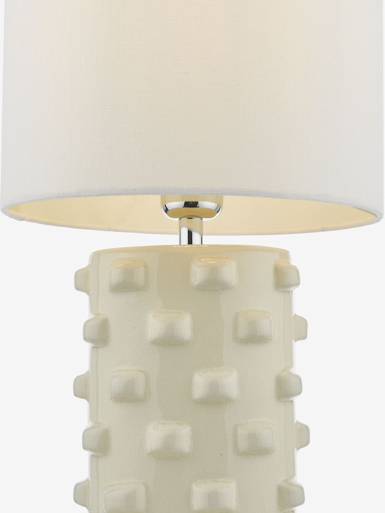 Dar Lighting White Georgina Table Lamp - Image 6 of 6