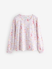 Cath Kidston Cat & Mouse Print Cotton Twosie Pyjamas - Image 7 of 11