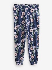 Cath Kidston Navy Peony Print Cotton Twosie Pyjamas - Image 7 of 10