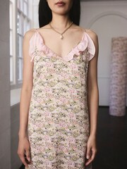 Cath Kidston Pink Tiny Town Slip Dress - Image 6 of 9