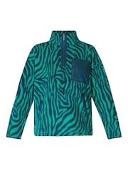 Sweaty Betty Green Karma Half Zip Fleece - Image 7 of 7