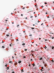 Cath Kidston Pink London Dogs 100% Cotton Short Pyjama Set - Image 12 of 13