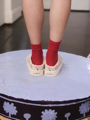 Cath Kidston Pink Posey Mule Slippers - Image 3 of 3