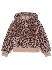 M&Co Pink Animal Faux Fur Bomber Jacket - Image 3 of 4