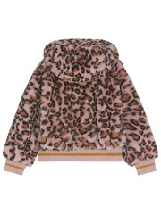 M&Co Pink Animal Faux Fur Bomber Jacket - Image 4 of 4