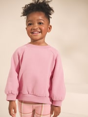 Rose Pink Crew Sweatshirt (3mths-7yrs) - Image 1 of 12