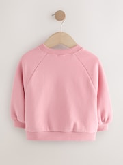 Rose Pink Crew Sweatshirt (3mths-7yrs) - Image 10 of 12