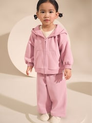 Rose Pink Zip Through Hoodie (3mths-7yrs) - Image 3 of 8