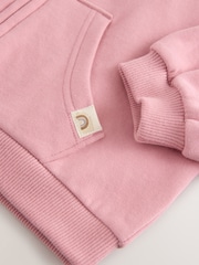 Rose Pink Zip Through Hoodie (3mths-7yrs) - Image 7 of 8