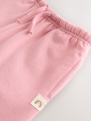 Rose Pink Wide Leg Sweat Joggers (3mths-7yrs) - Image 6 of 8