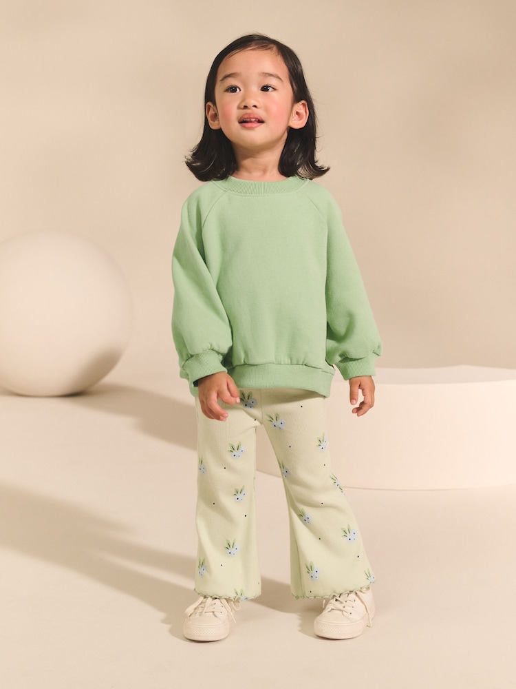 Sage Green Crew Sweatshirt (3mths-7yrs) - Image 2 of 8