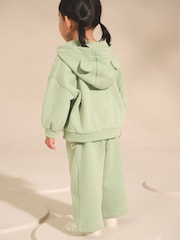 Sage Green Zip Through Hoodie (3mths-7yrs) - Image 3 of 7