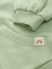 Sage Green Zip Through Hoodie (3mths-7yrs) - Image 6 of 7