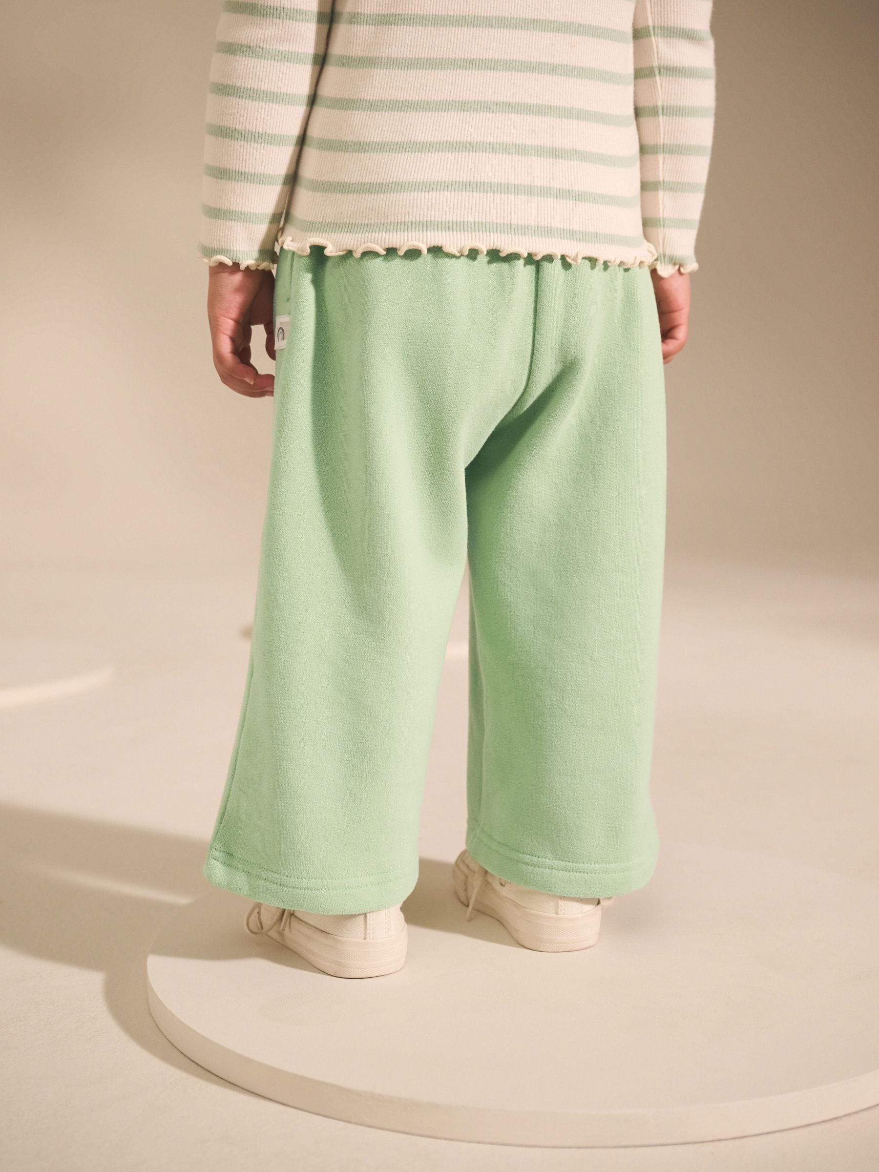 Buy Sage Green Wide Leg Sweat Joggers (3mths-7yrs) from Next USA