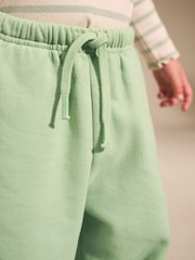 Sage Green Wide Leg Sweat Joggers (3mths-7yrs) - Image 4 of 8