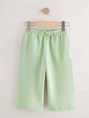 Sage Green Wide Leg Sweat Joggers (3mths-7yrs) - Image 5 of 8
