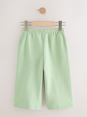 Sage Green Wide Leg Sweat Joggers (3mths-7yrs) - Image 6 of 8
