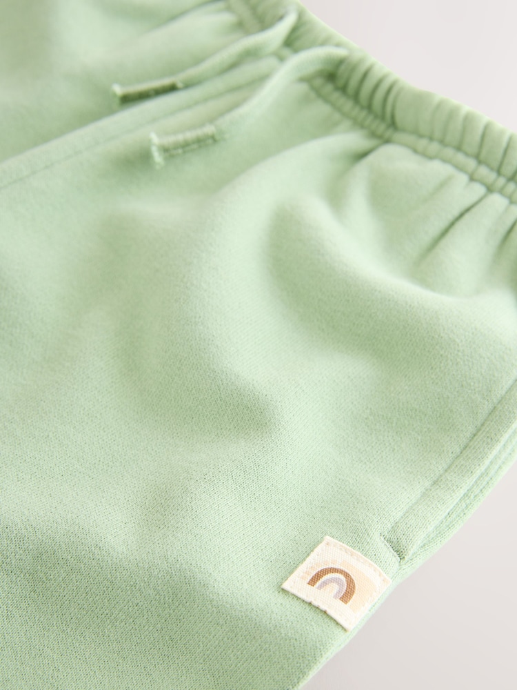 Sage Green Wide Leg Sweat Joggers (3mths-7yrs) - Image 8 of 8