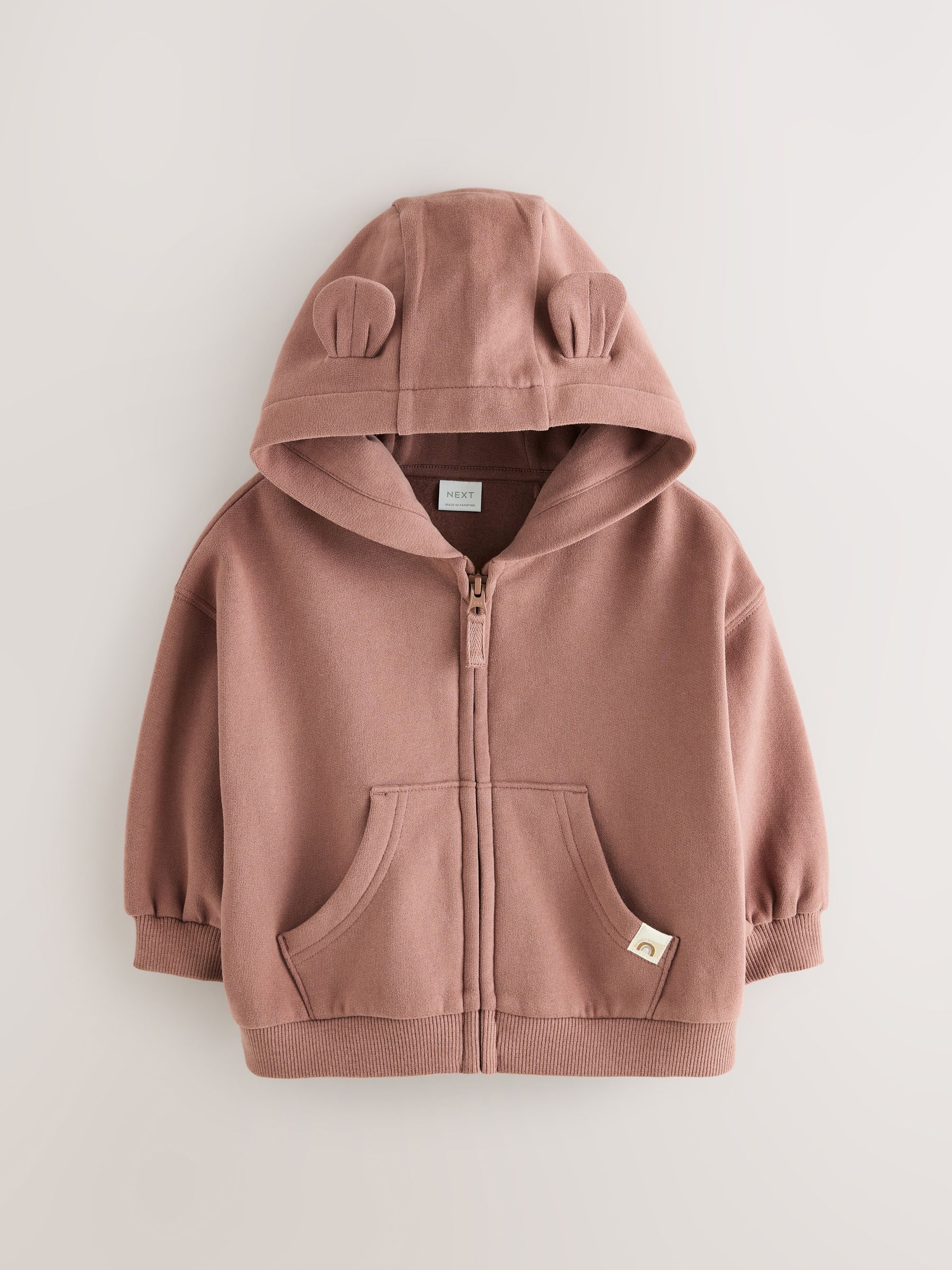 Buy Mocha Brown Zip Through Hoodie (3mths-7yrs) from Next USA