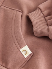Mocha Brown Zip Through Hoodie (3mths-7yrs) - Image 8 of 8