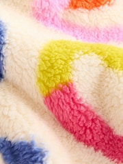 Cream Rainbow Squiggle Zip Through Fleece (3mths-7yrs) - Image 6 of 8