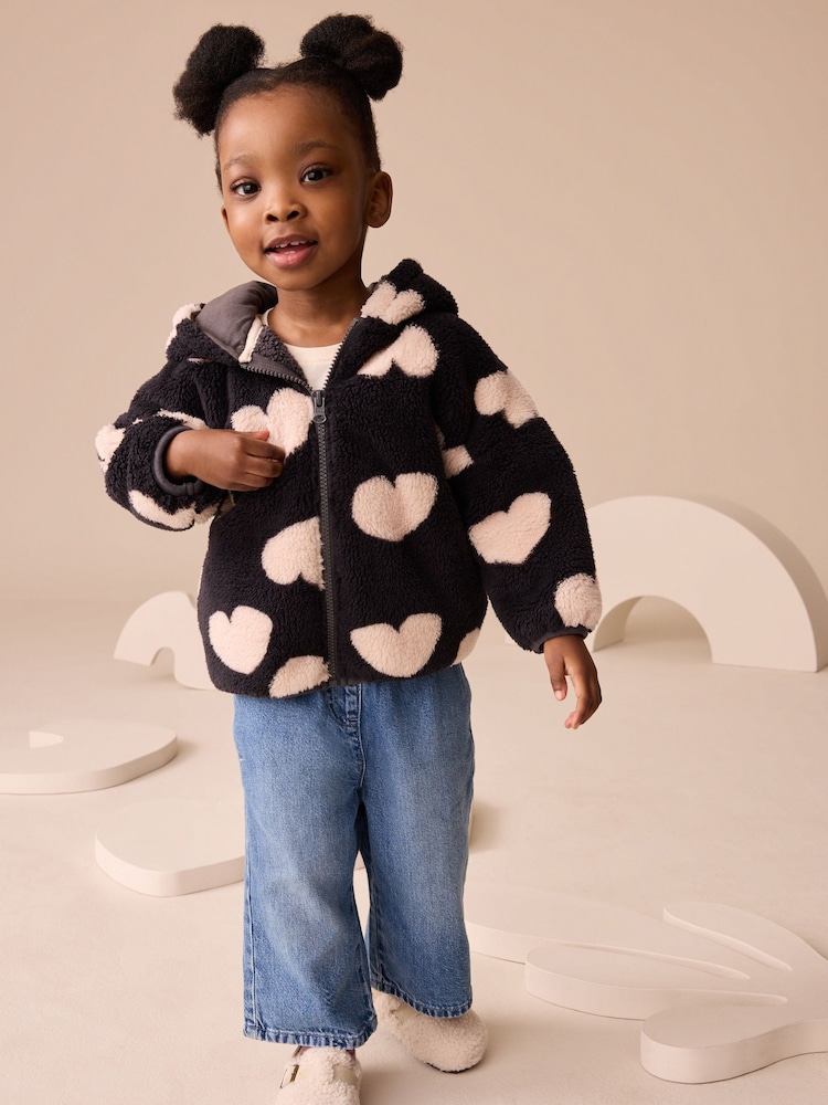Veste Polaire Fille à Fermeture Éclair NEXT - Douce Et Confortable