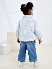 Blue Sun Print Half Zip Fleece (3mths-7yrs) - Image 3 of 8