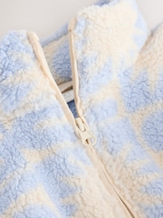 Blue Sun Print Half Zip Fleece (3mths-7yrs) - Image 7 of 8