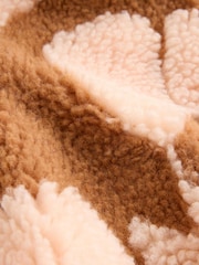 Brown Floral Zip Through Fleece (3mths-7yrs) - Image 3 of 5