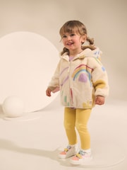 Cream Doodle Print Zip Through Fleece (3mths-7yrs) - Image 2 of 4
