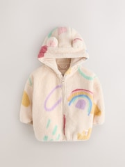 Cream doodle tiskanje - Flis z zadrgo (3mesecev-7let) - Slika 5 iz 9