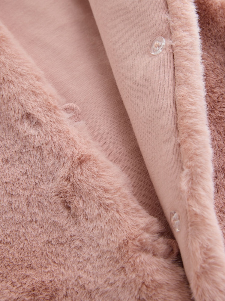 Pink Faux Fur Gilet (3mths-7yrs) - Image 8 of 8