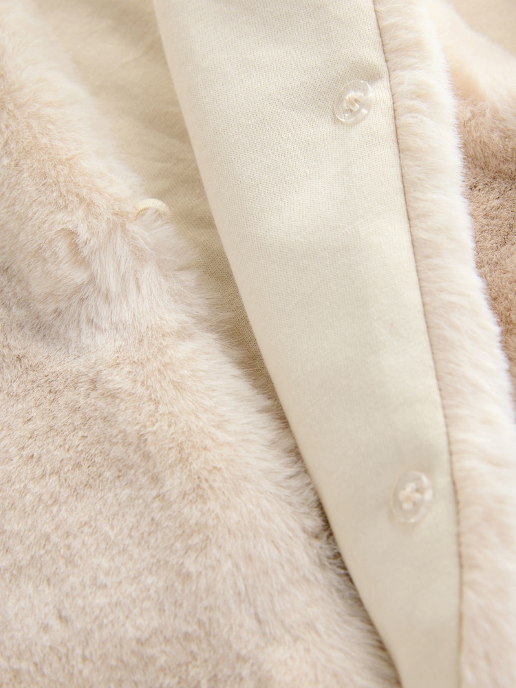Cream Faux Fur Gilet (3mths-7yrs) - Image 7 of 7