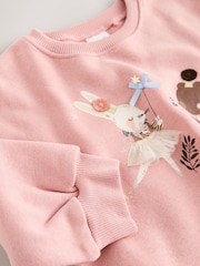 Pink Fairy Characters Crew Neck Sweatshirt (3mths-7yrs) - Image 8 of 8